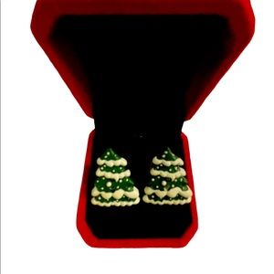 Christmas Tree Post Earrings,NWOT